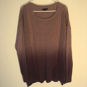 Purple ombré sweater by American Eagle: Size large